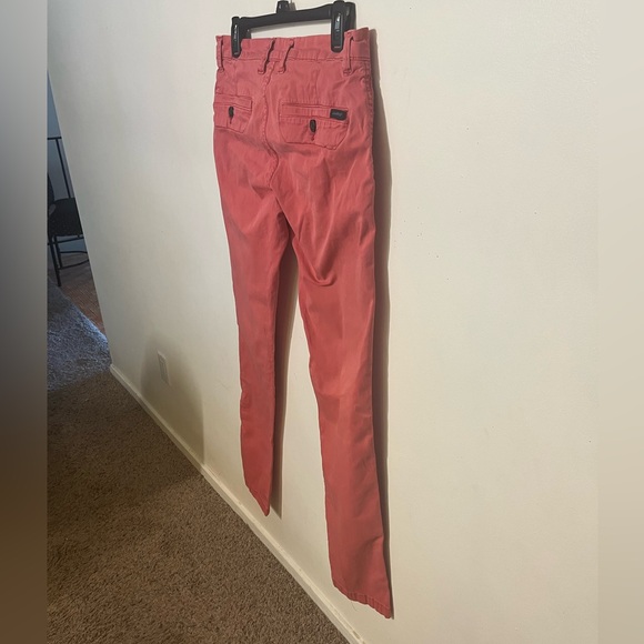 Everyday Hero Lindbergh stretchquality dark coral colored size 32-34 jeans. EUC. - Picture 8 of 15